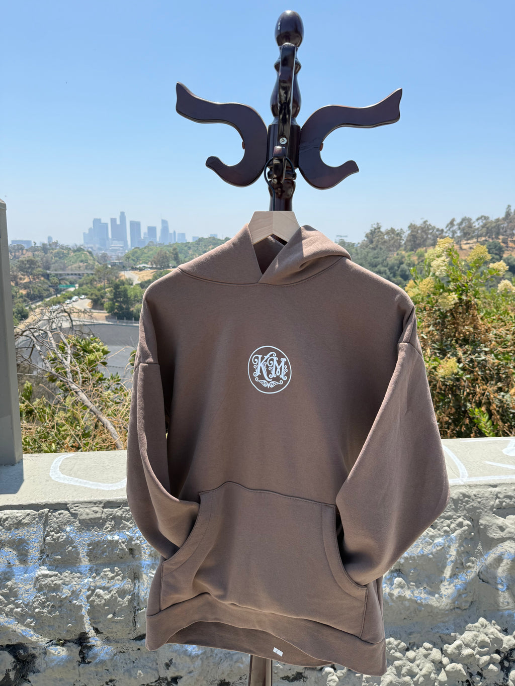 Papel Picado Hoodie Brown