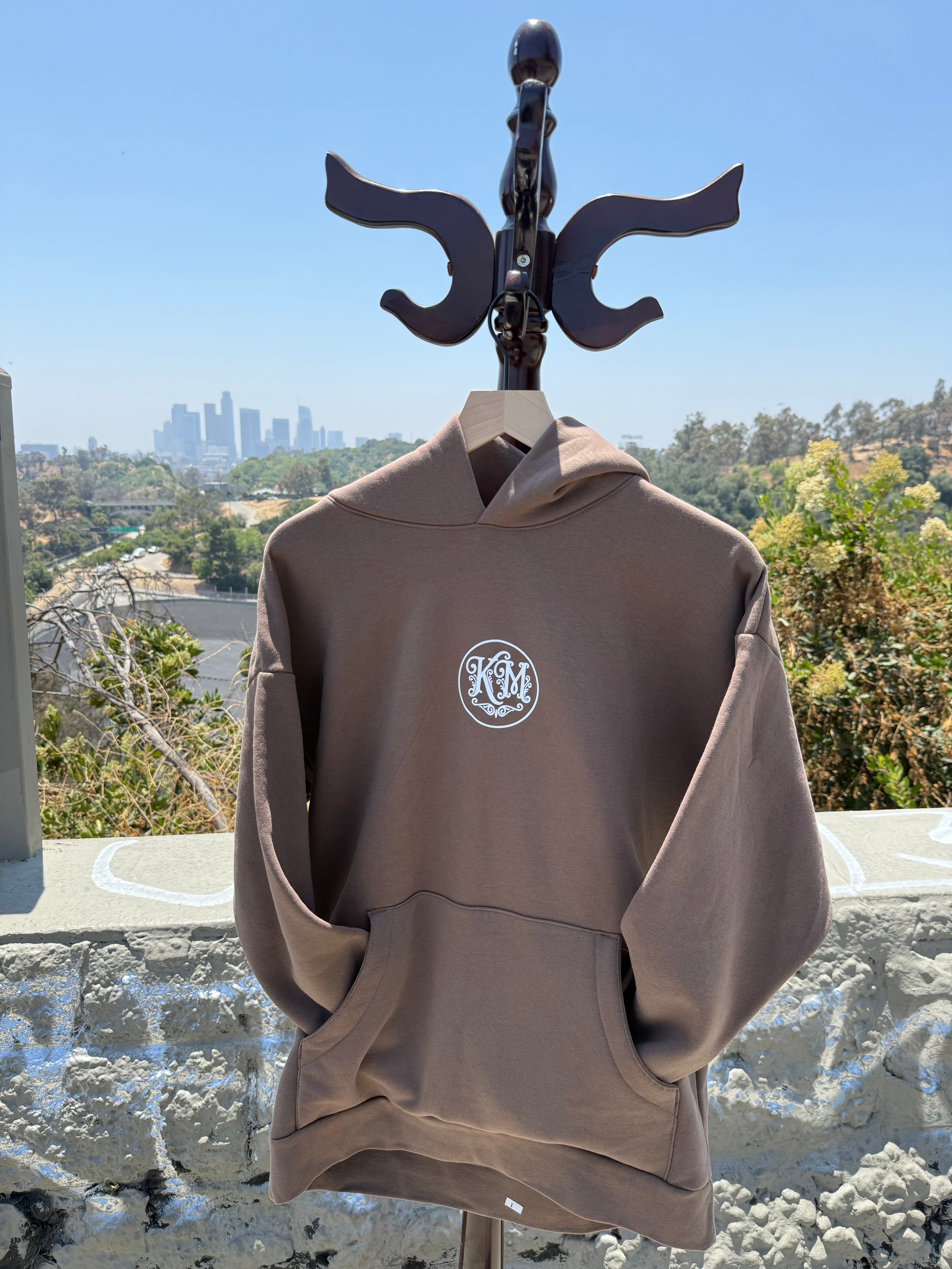 Papel Picado Hoodie Brown